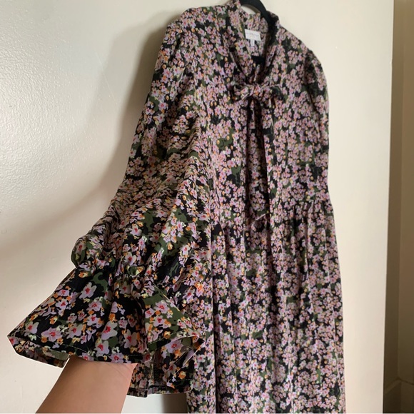 Never Fully dressed long sleeve maxi dress green floral size 18 - Picture 2 of 9